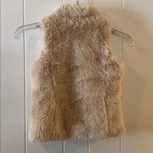Zara Girls 5/6 Faux Fur Vest